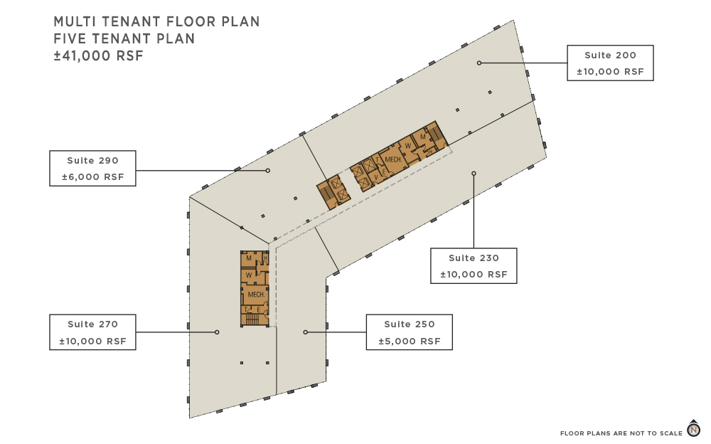 Chandler Viridian Multi Tenant	 Floor Plan ±41,000 RSF