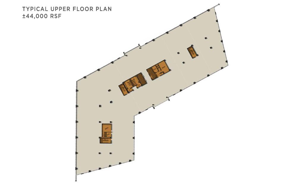 Chandler Viridian Typical Floor Plan ±41,000 RSF